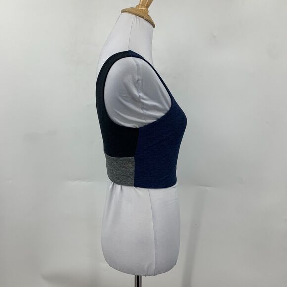 Outdoor Voices Venus Crop Tank Top Womens XS Extra Small V Back Colorblock - Picture 4 of 11